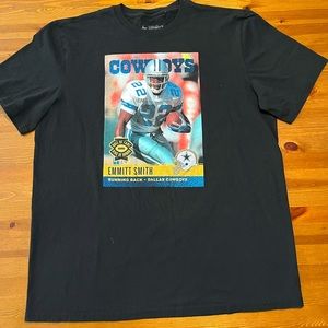 Dallas Cowboys Authentic Emmitt Smith Short Sleeve T Shirt  Mens Xl